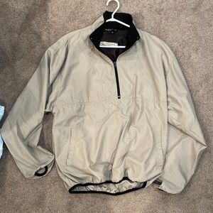 Vintage tan zip up size medium